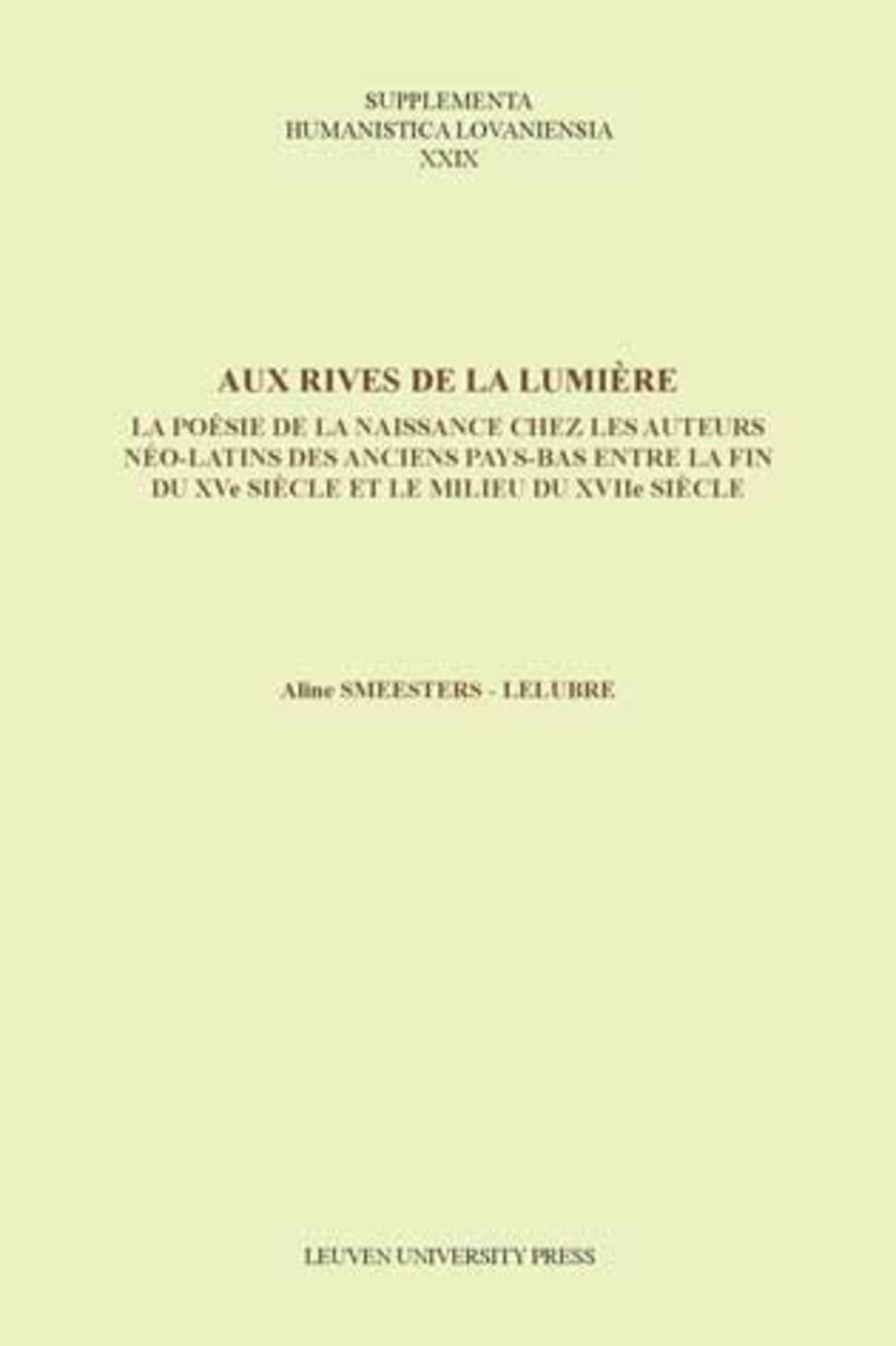 Aux rives de la lumière