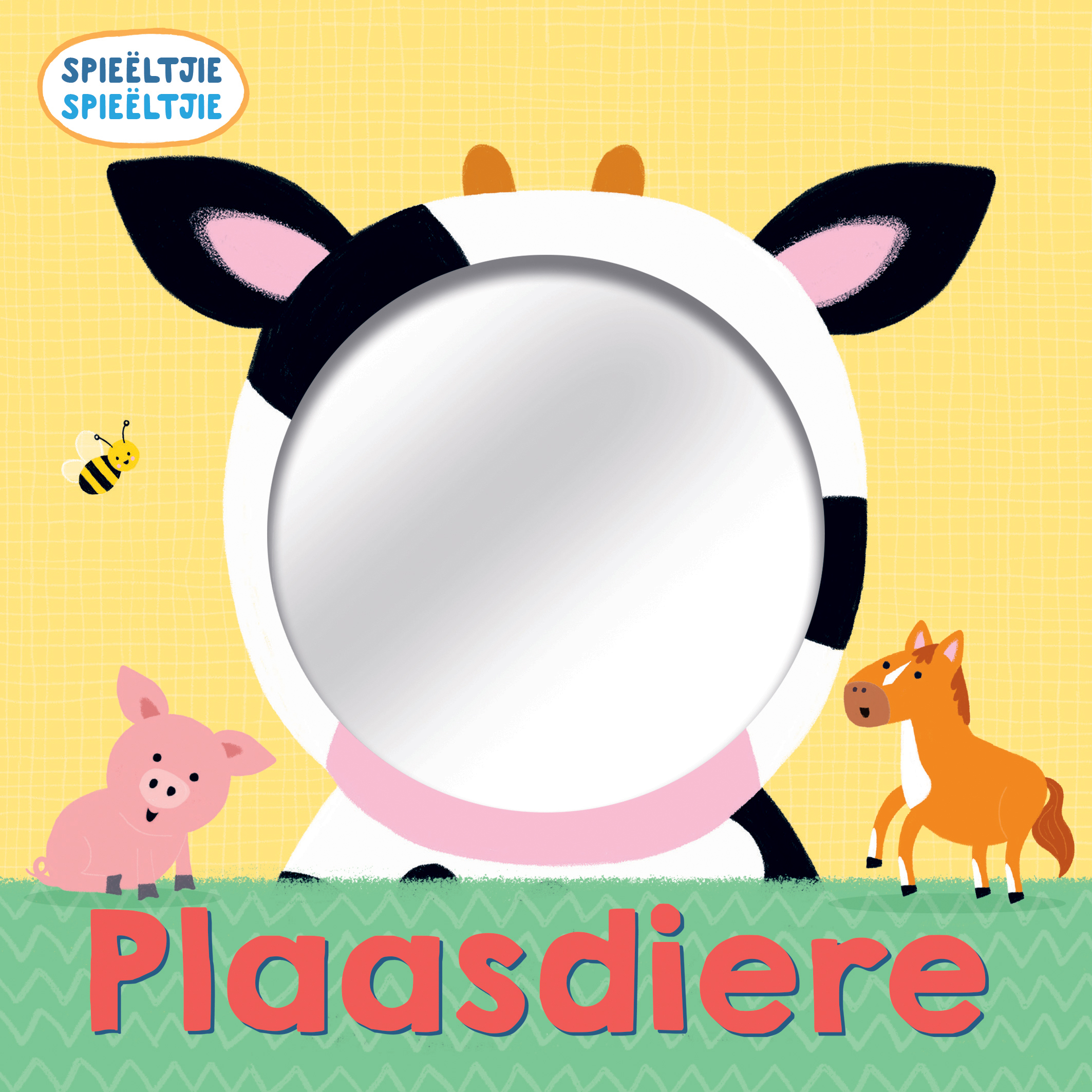 Spieëltjie Spieëltjie: Plaasdiere book cover