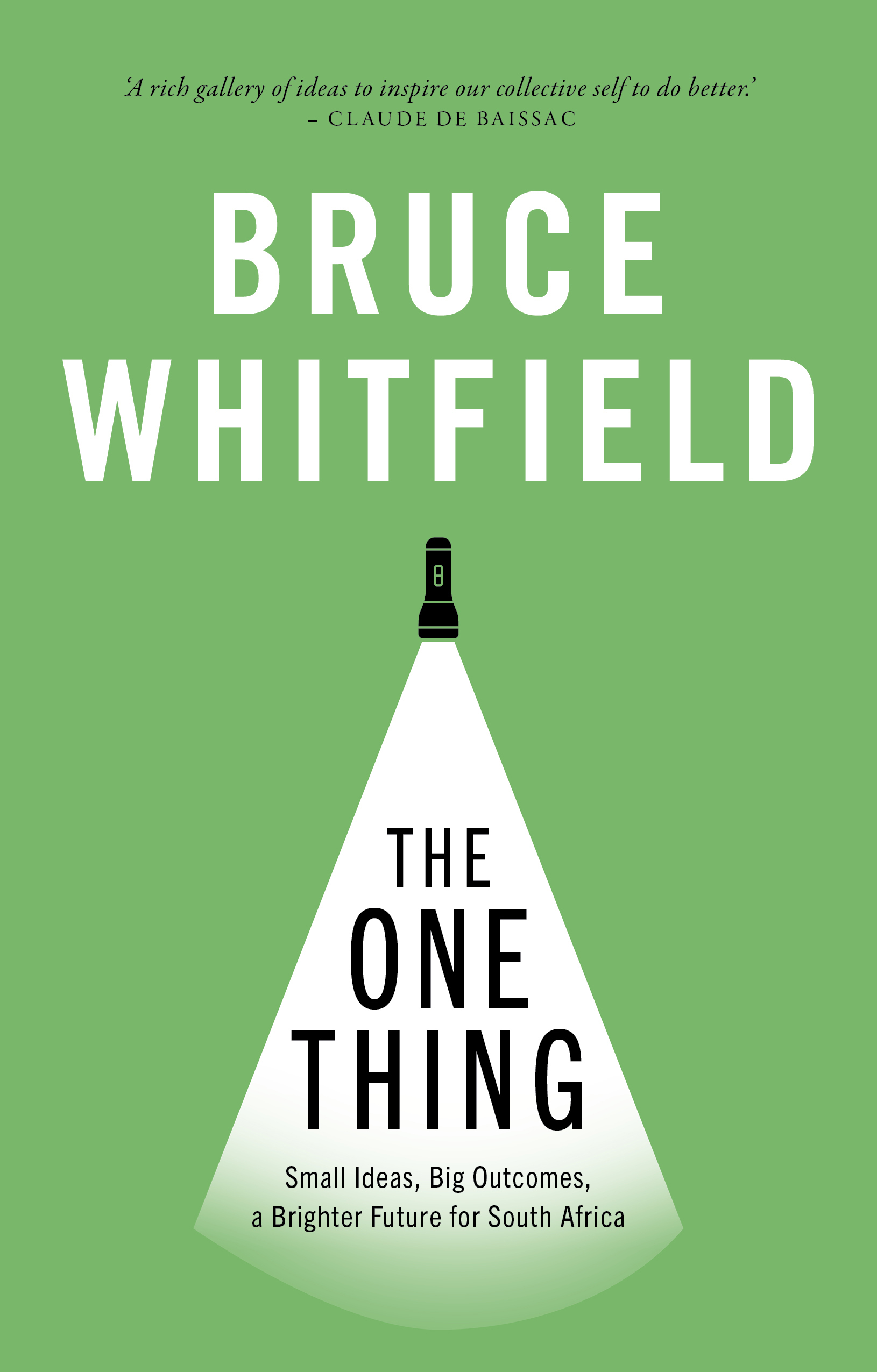 Book cover for The One Thing by Bruce Whitfield