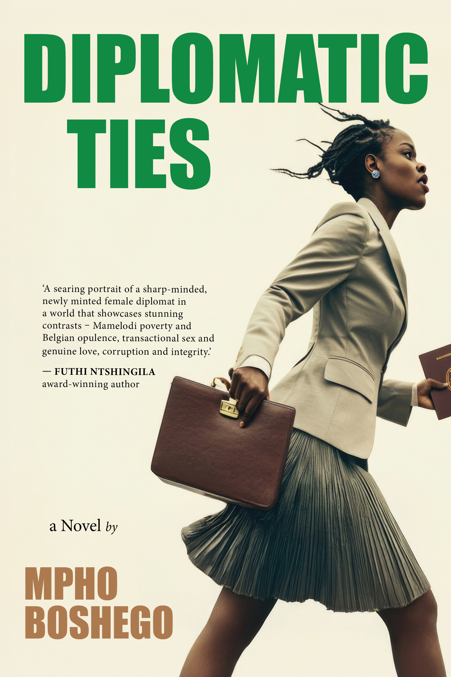 Book cover for Diplomatic Ties by Mpho Boshego