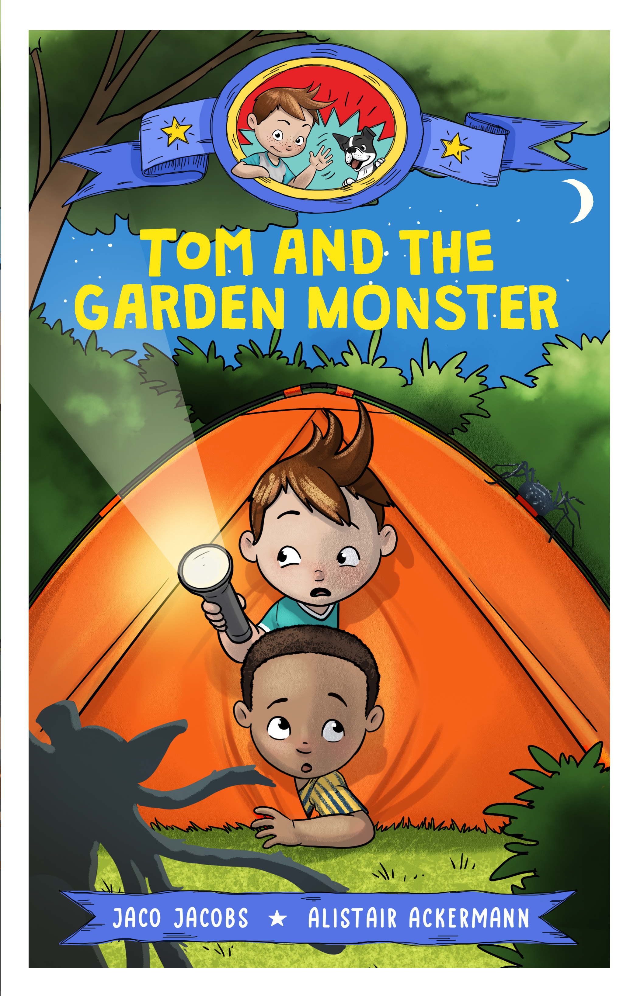 Book cover for Tom and the garden monster