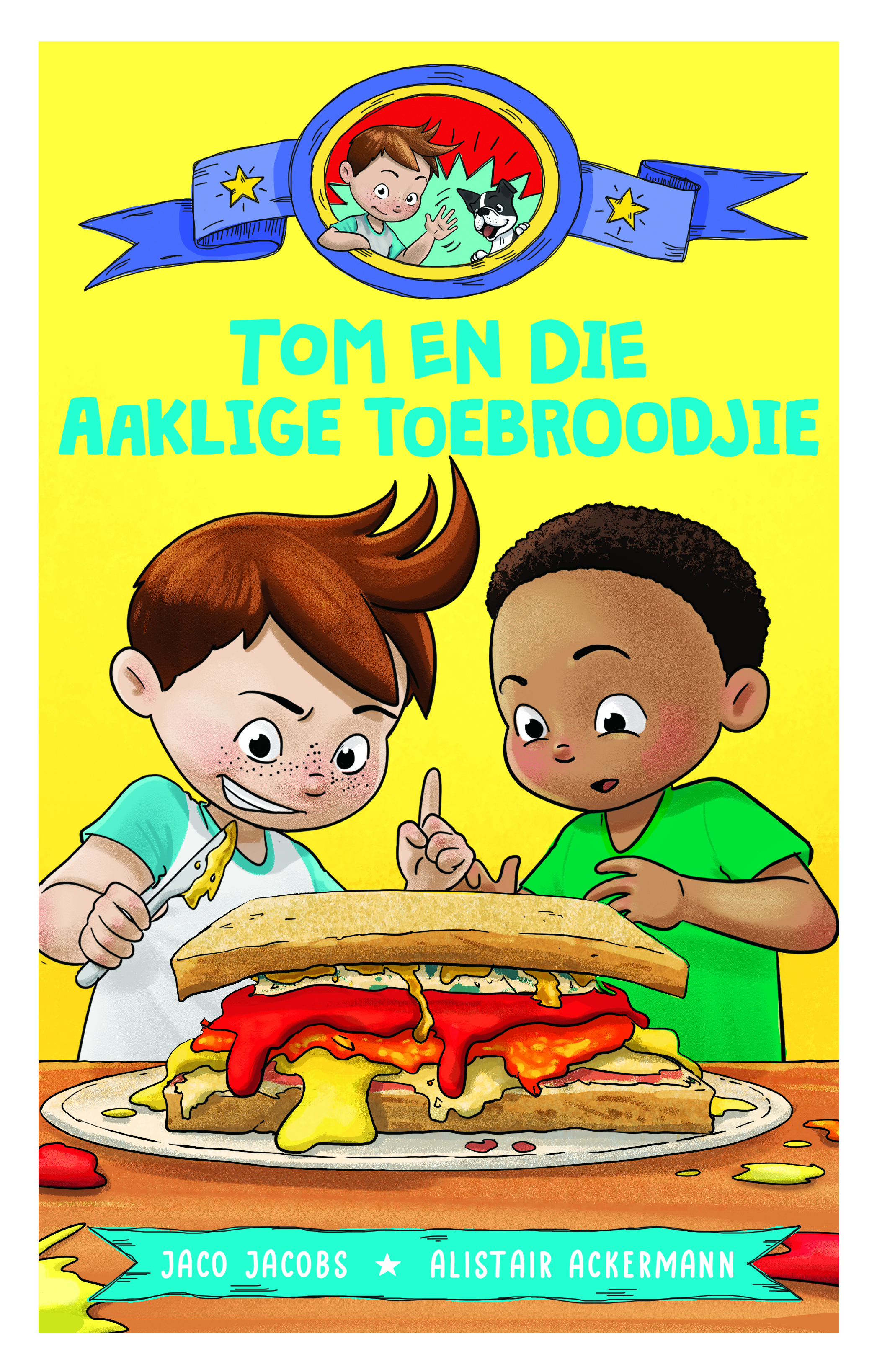 Book cover for Tom en die aaklige toebroodjie