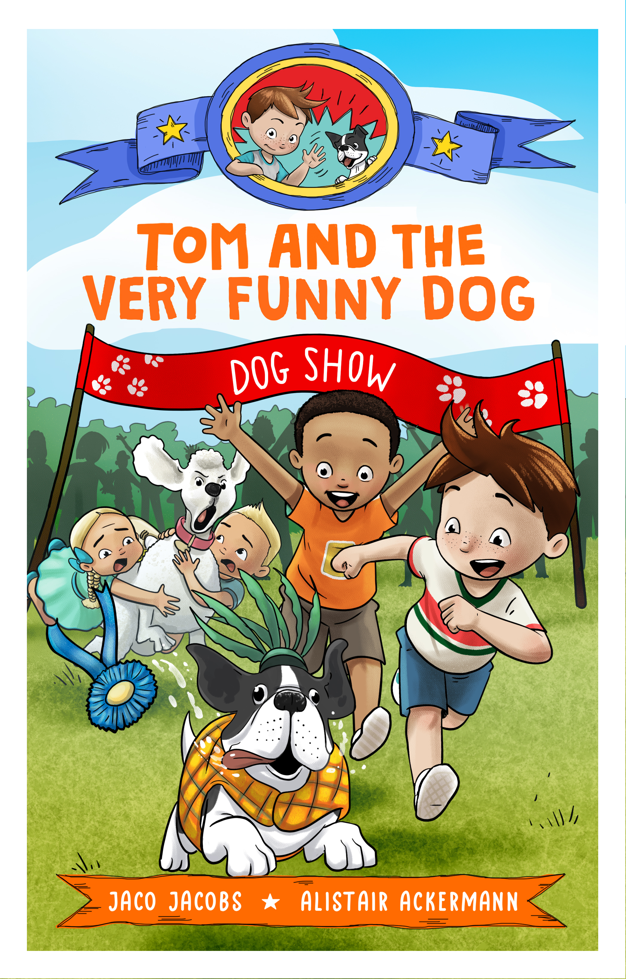 Book cover for Tom and the very funny dog