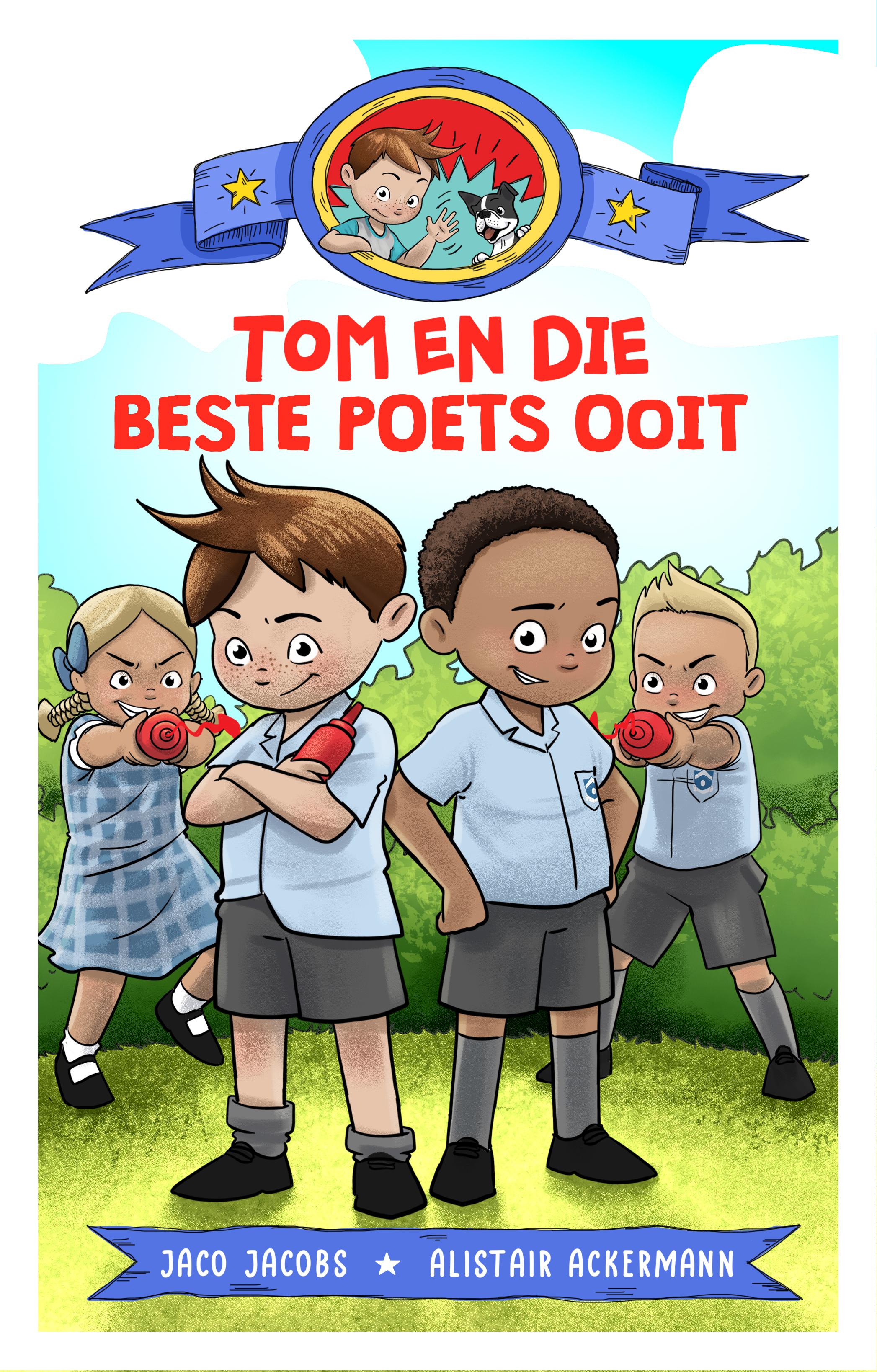 Book cover for Tom en die beste poets ooit