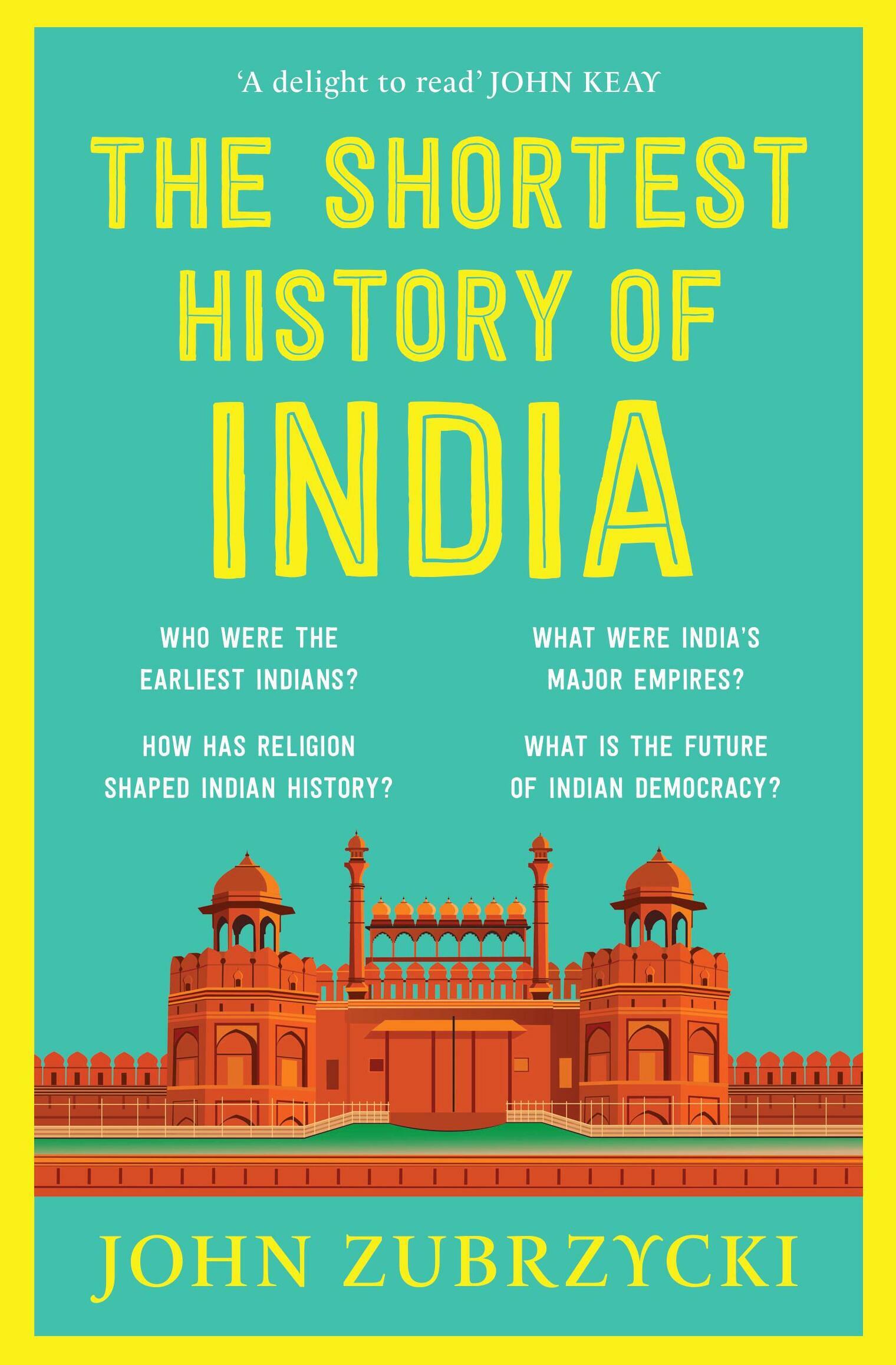 The Shortest History of India book cover