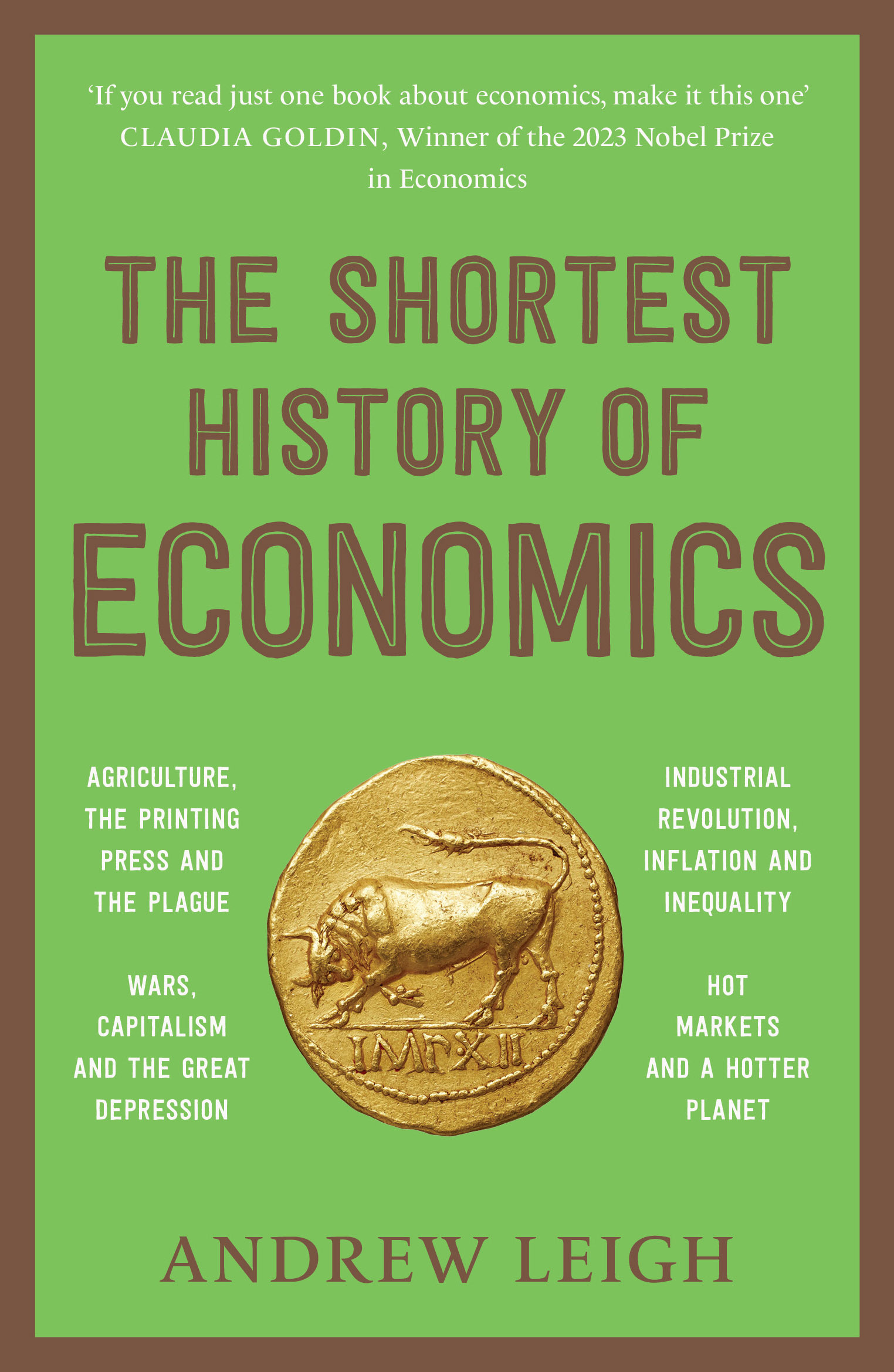 Book cover for The Shortest History of Economics