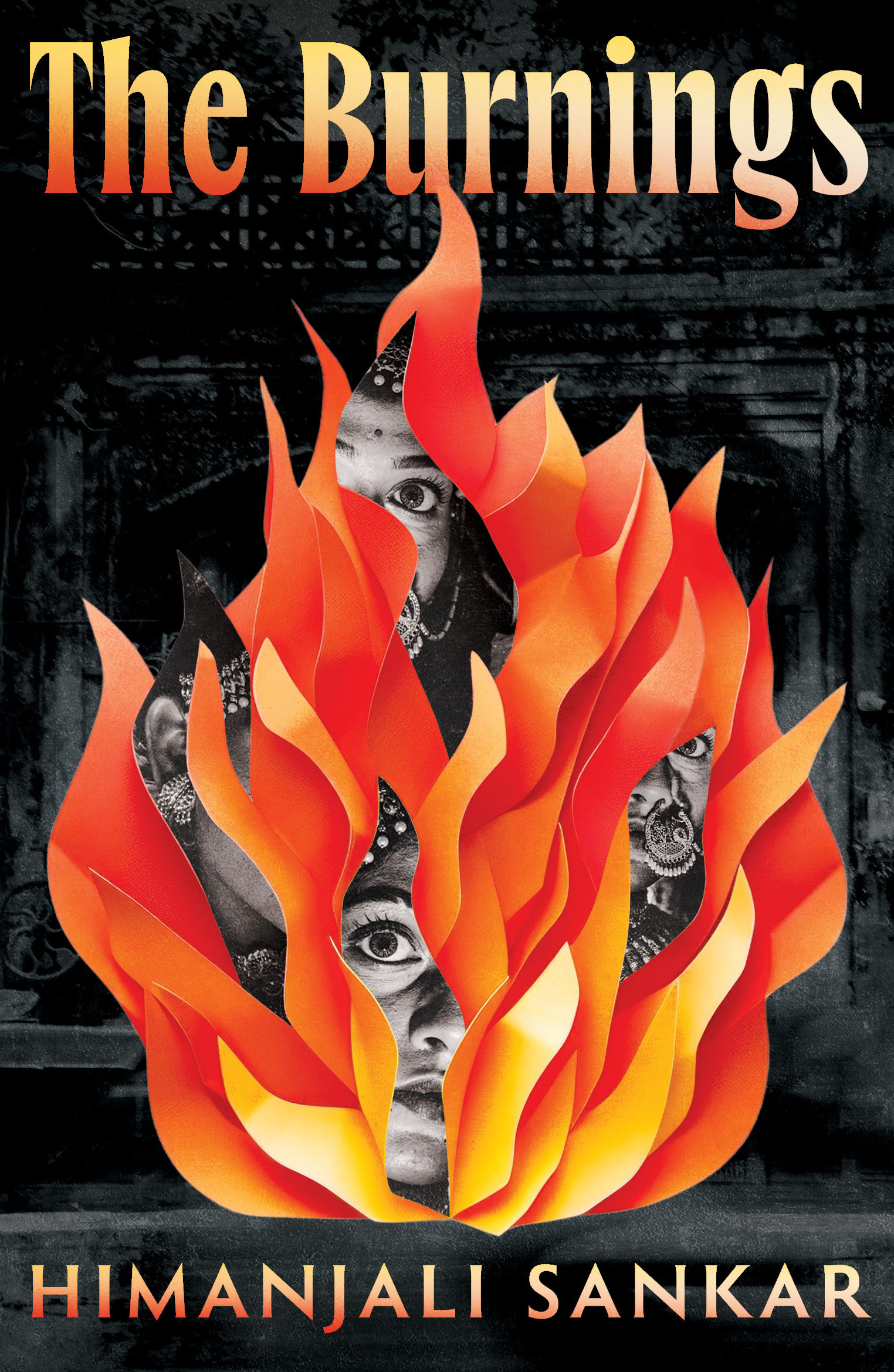 Book cover for The Burnings: Gothic horror for fans of Stephen King, Shirley Jackson and Edgar Allan Poe